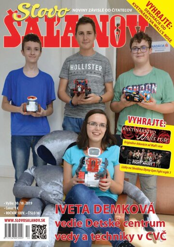 Obálka e-magazínu Slovo Šaľanov 10/2019