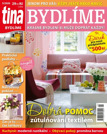 Obálka e-magazínu Tina Bydlíme 5/2020