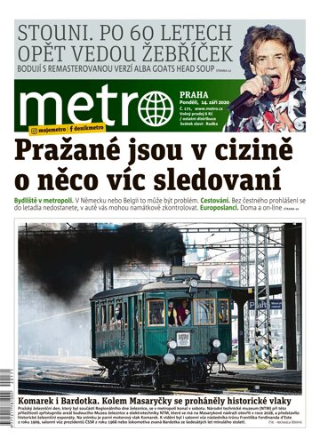 Obálka e-magazínu deník METRO 14.9.2020