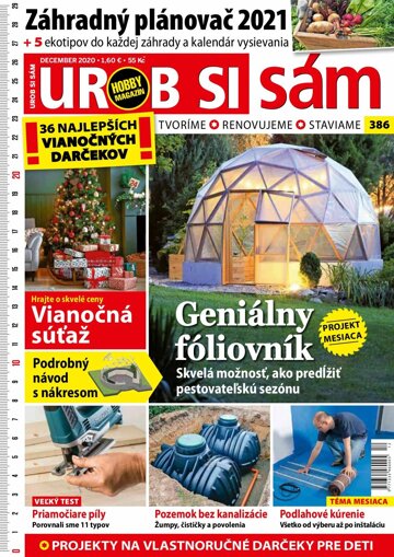 Obálka e-magazínu Urob si sám 12/2020