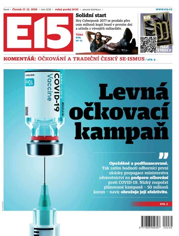 Obálka e-magazínu E15 17.12.2020