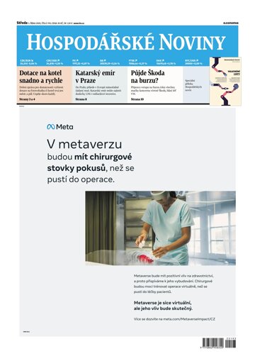 Obálka e-magazínu Hospodářské noviny 193 - 5.10.2022