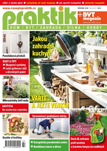 Obálka e-magazínu PRAKTIK & příloha Byt magazín 7/2016