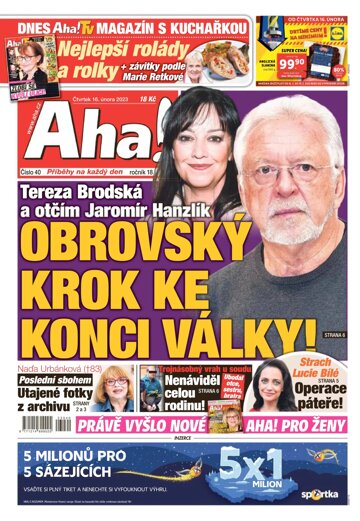 Obálka e-magazínu AHA! 16.2.2023