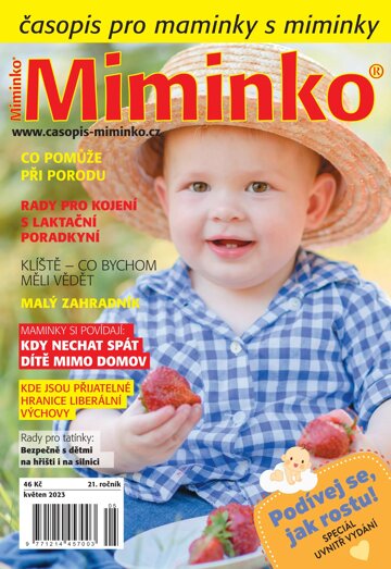 Obálka e-magazínu Miminko 5/2023