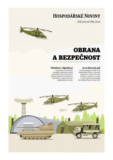 Obálka e-magazínu Hospodářské noviny - příloha 093 - 16.5.2022 Obrana a bezpečnost