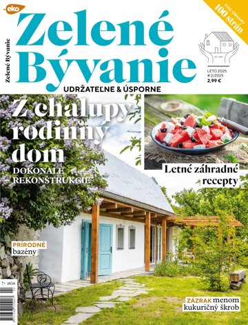 Obálka e-magazínu Zelené bývanie 2/2025