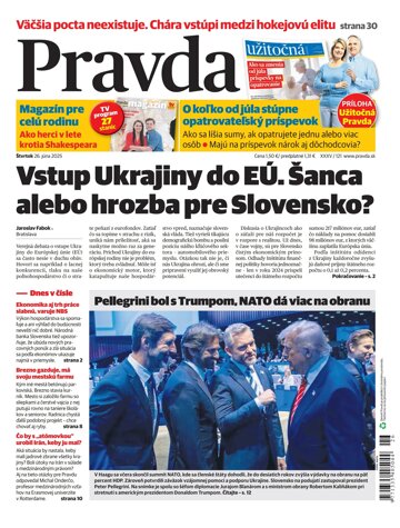 Obálka e-magazínu Pravda 26. 6. 2025