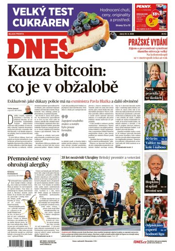 Obálka e-magazínu MF Dnes 25.8.2026