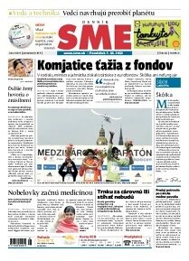 Obálka e-magazínu SME 7.10.2013