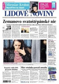 Obálka e-magazínu Lidové noviny 27.12.2013