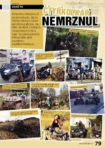 Obálka e-magazínu Čtyřkolkář nezmrznul