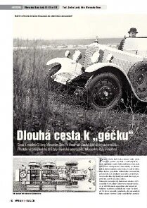 Obálka e-magazínu Mercedes Benz řady g1, g5 a 170