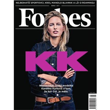 Obálka audioknihy Forbes srpen 2017