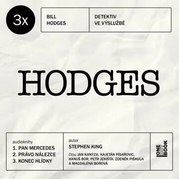 Obálka audioknihy 3x Hodges