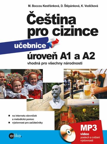 Obálka knihy Čeština pro cizince A1 a A2
