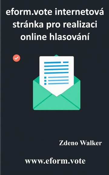 Obálka knihy eform.vote internetová stránka pro realizaci online hlasování