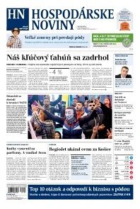 Obálka e-magazínu Hospodárske noviny 08.10.2014