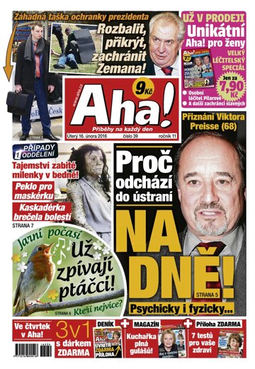 Obálka e-magazínu AHA! 16.2.2016