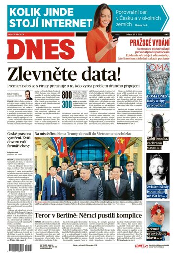 Obálka e-magazínu MF Dnes 27.2.2019