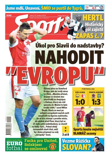 Obálka e-magazínu Sport 23.4.2019