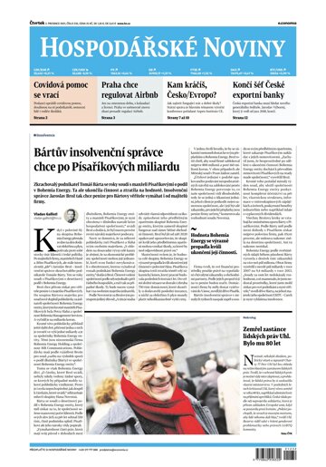 Obálka e-magazínu Hospodářské noviny 232 - 2.12.2021