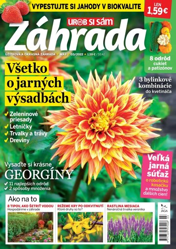 Obálka e-magazínu Záhrada 2022 03