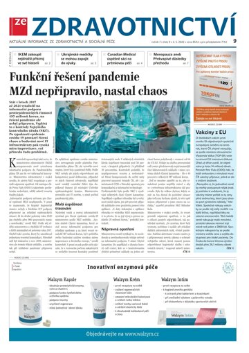 Obálka e-magazínu Ze Zdravotnictví 9/2022