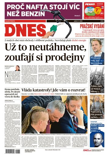 Obálka e-magazínu MF Dnes 2.9.2022