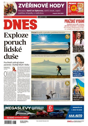 Obálka e-magazínu MF Dnes 14.11.2022