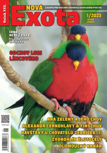 Obálka e-magazínu Nová EXOTA 1/2023