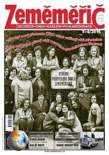 Obálka e-magazínu Zeměměřič Ze 05+06-2015