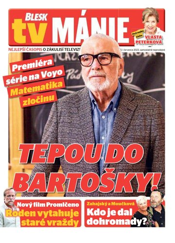 Obálka e-magazínu Blesk Tv manie 22.7.2023