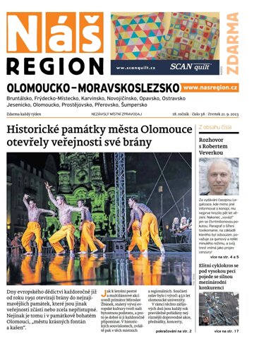 Obálka e-magazínu Náš Region - Olomoucko/Moravskoslezsko 38/2023