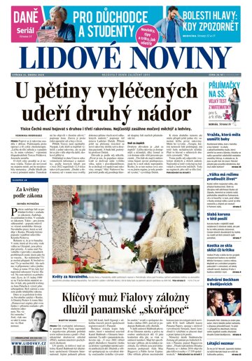 Obálka e-magazínu Lidové noviny 21.2.2024