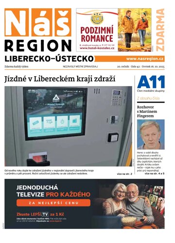 Obálka e-magazínu Náš Region - Ústecko 42/2025