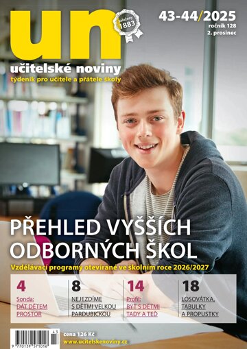 Obálka e-magazínu Učitelské noviny 43-44/2025