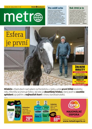 Obálka e-magazínu deník METRO 28.1.2026