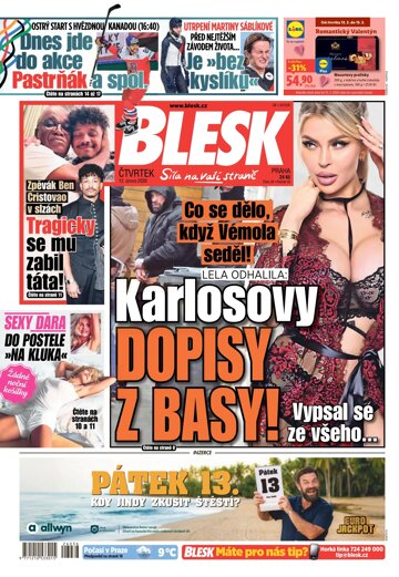 Obálka e-magazínu Blesk 12.2.2026