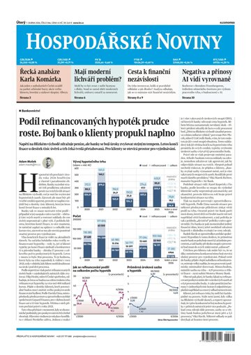 Obálka e-magazínu Hospodářské noviny 066 - 7.4.2026