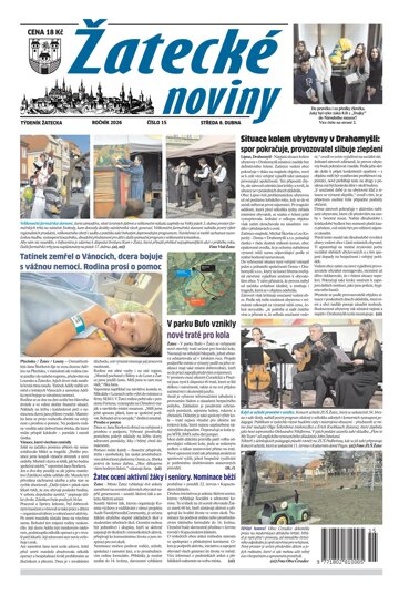 Obálka e-magazínu Žatecké noviny 15/26