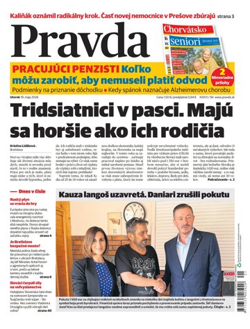 Obálka e-magazínu Pravda 19. 5. 2026