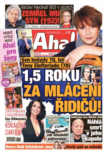 Obálka e-magazínu AHA! 25.8.2026