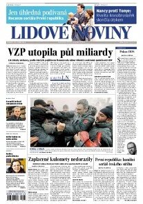 Obálka e-magazínu Lidové noviny 20.1.2014