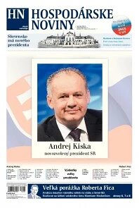 Obálka e-magazínu Hospodárske noviny 31.03.2014