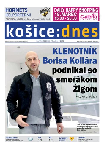 Obálka e-magazínu košice:dnes 8.3.2016