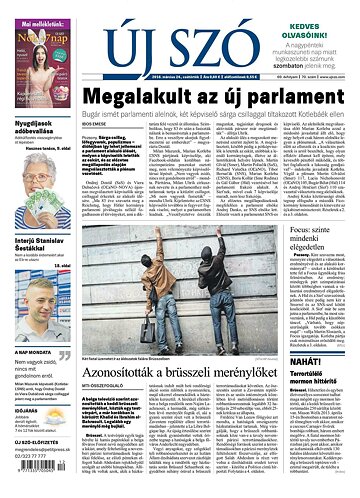 Obálka e-magazínu Új Szó 24.3.2016