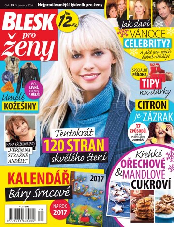 Obálka e-magazínu Blesk pro ženy 5.12.2016