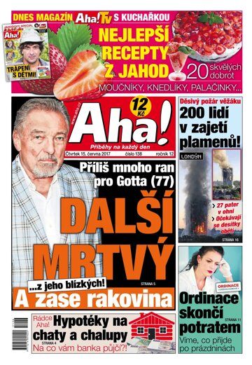 Obálka e-magazínu AHA! 15.6.2017