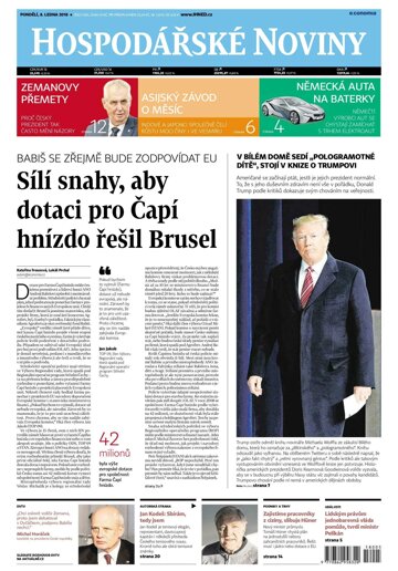 Obálka e-magazínu Hospodářské noviny 005 - 8.1.2018